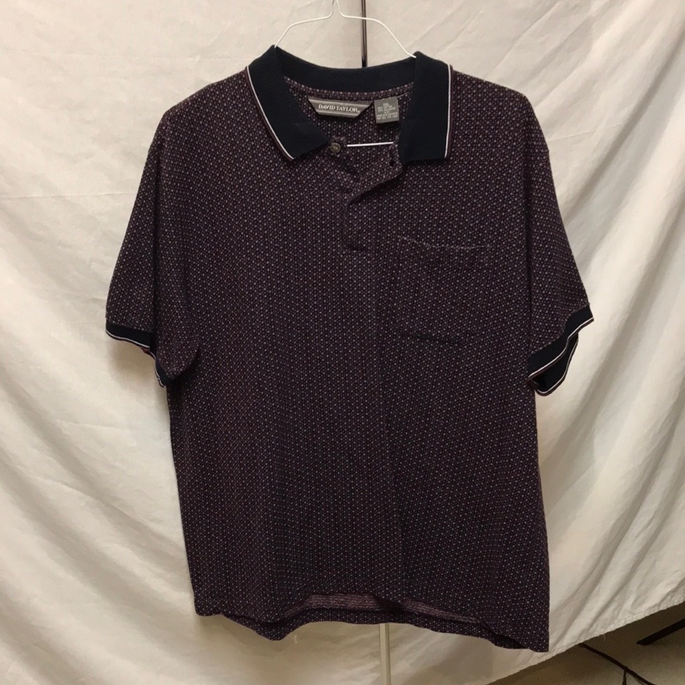 David Taylor Men’s 2XL casual Polo Shirt